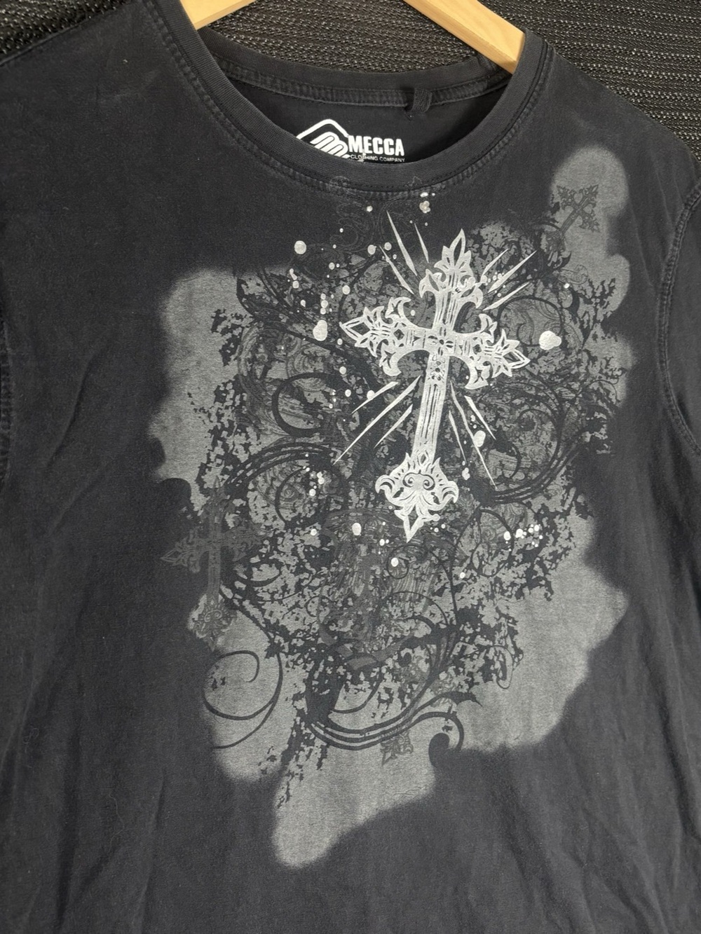 Mecca Y2K Graphic Short Sleeve Tee in Black